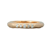5 Stone Madrone Band Ring Setting with Rounds