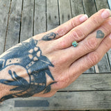 1.69ct Cut Corner Square Parti Sapphire