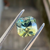 1.69ct Cut Corner Square Parti Sapphire