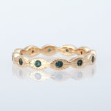 Lourdes Eye Eternity Band