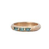 3 Stone Madrone Baguette Band Ring Setting