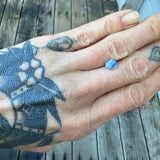 1.71ct Striped Cloudy Hexagon Sapphire