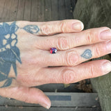 2.03ct Tri-color Rectangulr Cushion Sapphire