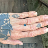 0.95ct Blue Montana Hexagon Sapphire