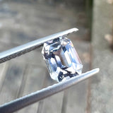 1.28ct Grey Emerald cut Sapphire