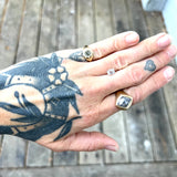 1.28ct Grey Emerald cut Sapphire