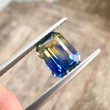 2.07ct Emerald cut Parti-Sapphire