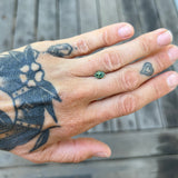 1.65ct Green Navette Sapphire