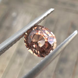 0.79ct Peach Oval Sapphire