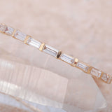 Half Baguette Eternity Band