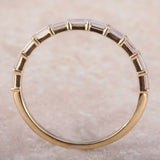 Half Baguette Eternity Band