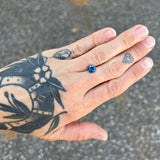 2.19ct Concave Cushion Rock Creek Sapphire