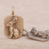 14k Rose Gold Rabbit Pendant