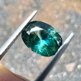 1.93ct Teal Oval Sapphire