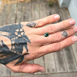 1.93ct Teal Oval Sapphire