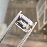 1.87ct Light Brown/Peach Rectangular Sapphire