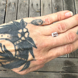 1.87ct Light Brown/Peach Rectangular Sapphire