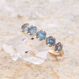 Petra Ring with Montana Sapphire