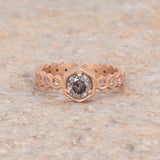 Salt and Pepper Honeycomb Solitaire