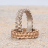 14k Double Honeycomb Bands