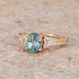 14k Yellow Caraway Ring Engraved