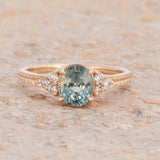 14k Yellow Caraway Ring Engraved