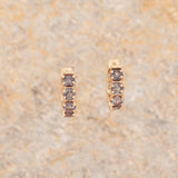 Small Hex Spinel Hoops - Customize
