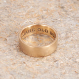 14k Rose Gold "Make Old Bones With Me" Band