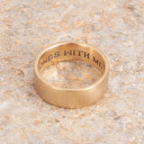 14k Rose Gold "Make Old Bones With Me" Band