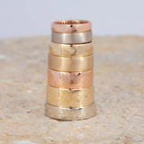 14k Rose Gold "Make Old Bones With Me" Band