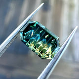 1.23ct Rectangular Parti Sapphire