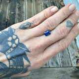 2.29ct Rectangular Blue Sapphire