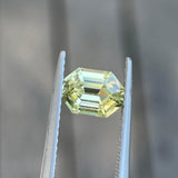 1.33ct Yellow Rectangular Sapphire