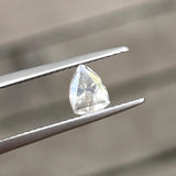 0.64ct Shield-Trillion Opalescent Grey Ghosty Diamond