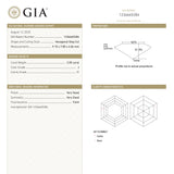 2.05ct 9.11x9.03x4.05mm GIA I1 J Hexagon Step Cut 24276-01