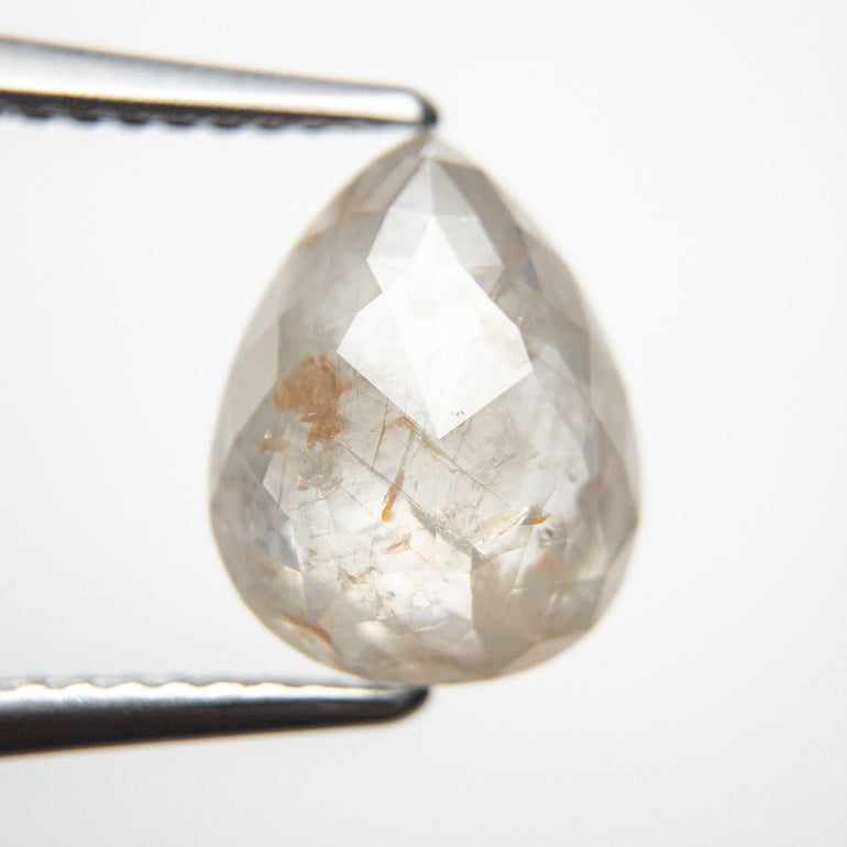 3.85ct 11.15x8.80x4.50mm Pear Double Cut 18790-04 - Misfit Diamonds