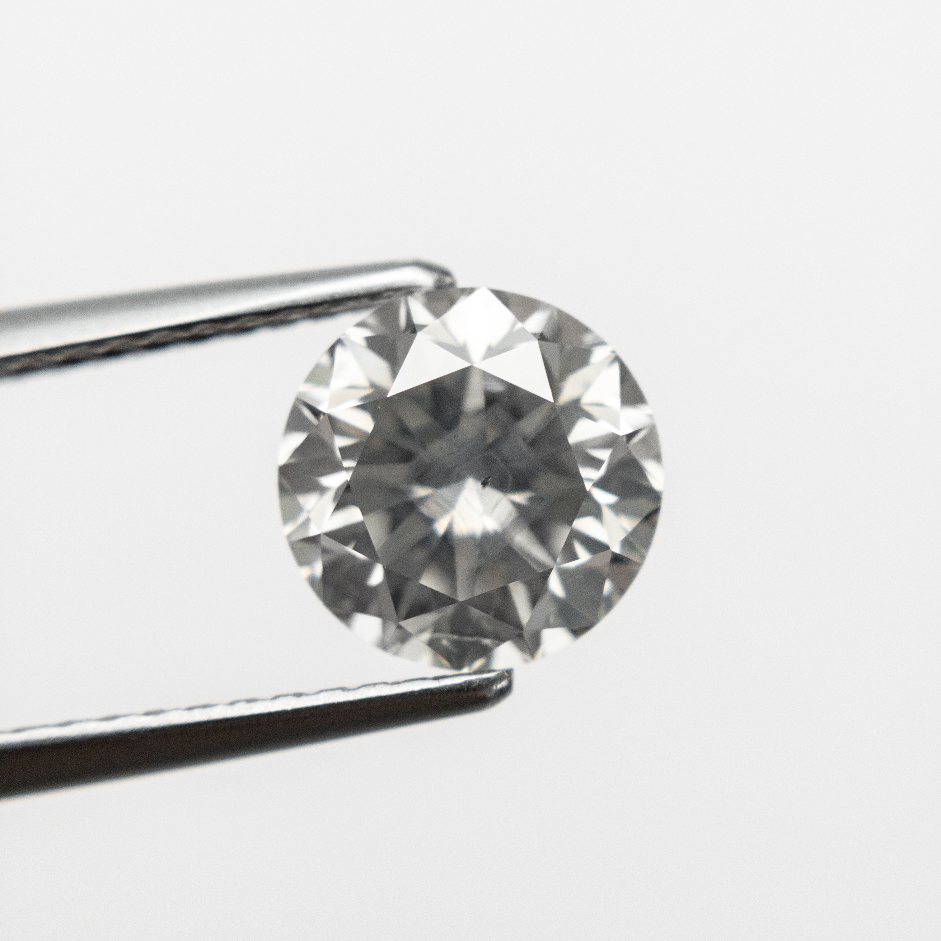 2.05ct 7.57x7.63x5.27mm GIA Fancy Light Grey Round Brilliant 18988-01 - Misfit Diamonds