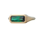 2.07ct Green Tourmaline Ring 14K Yellow Gold