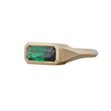 2.07ct Green Tourmaline Ring 14K Yellow Gold