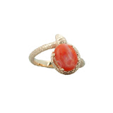 Fire Opal Hecate Ring 14K Yellow Gold