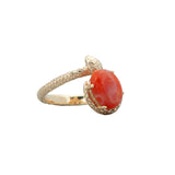 Fire Opal Hecate Ring 14K Yellow Gold