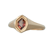 14k Yellow Gold Whiskey Sapphire Prudence Ring