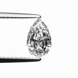 1.00ct 8.67x5.27x3.20mm SI1 E Geo Pear Step Cut 🇨🇦 26245-01