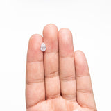 1.00ct 8.67x5.27x3.20mm SI1 E Geo Pear Step Cut 🇨🇦 26245-01