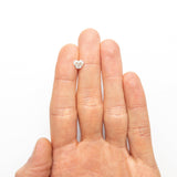 1.43ct 6.43x7.28x4.43mm GIA VS2 M Geo Heart Step Cut 26314-01
