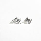 0.25cttw 2pc 5.95x2.99x1.49mm 5.85x2.93x1.54mm E-F VVS Kite Step Cut Matching Pair 26307-01