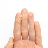 0.38cttw 2pc 5.83x2.99x1.61mm 5.81x3.00x1.57mm F VVS Half Moon Brilliant Matching Pair 26311-01