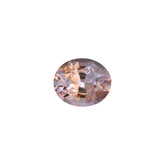 1.11ct Peachy Purple Bicolor Oval Montana Sapphire