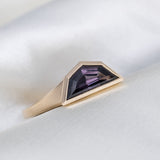 1.77ct Purple Spinel Ring 14K Yellow Gold