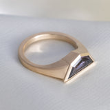 1.77ct Purple Spinel Ring 14K Yellow Gold
